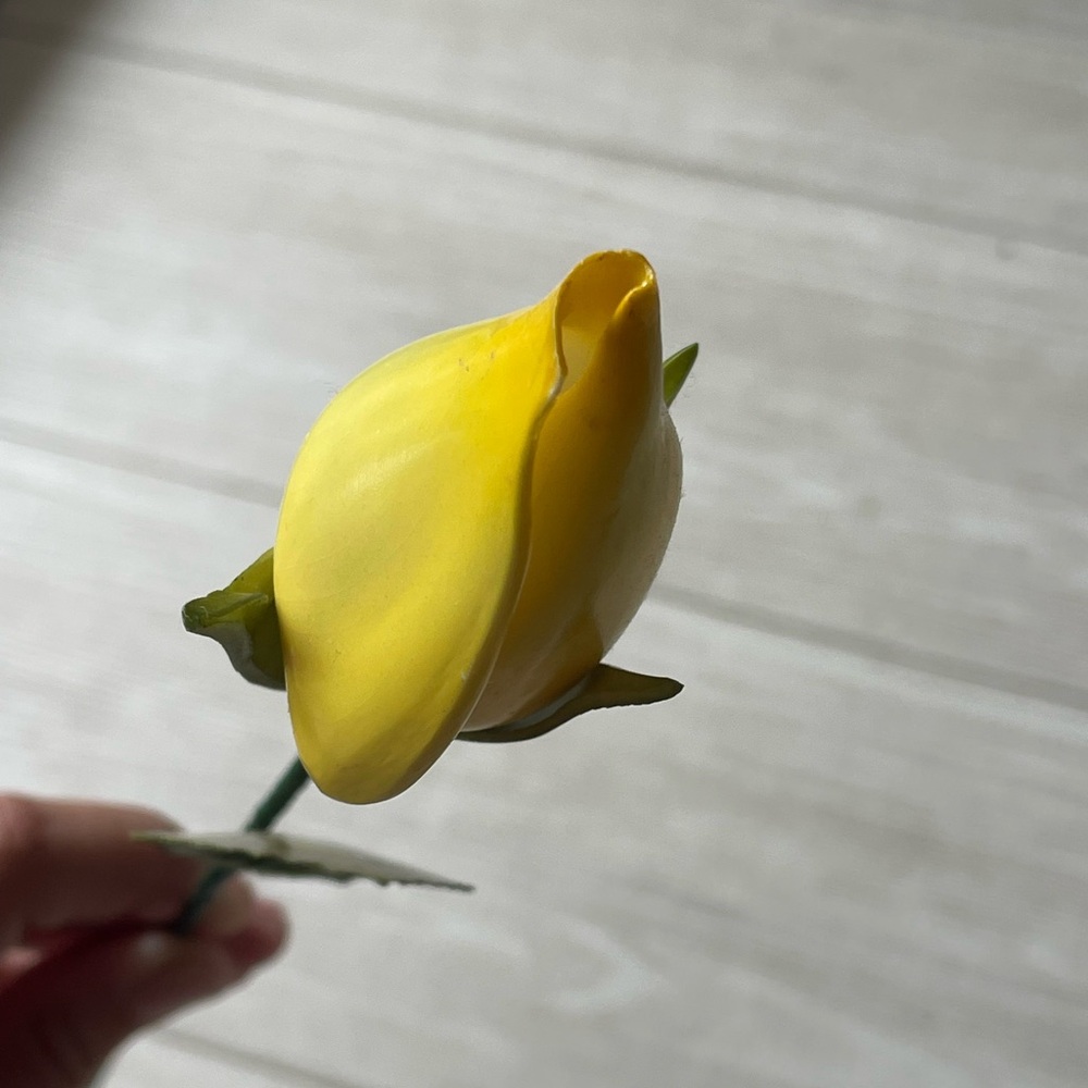 Ceramic Yellow Rose